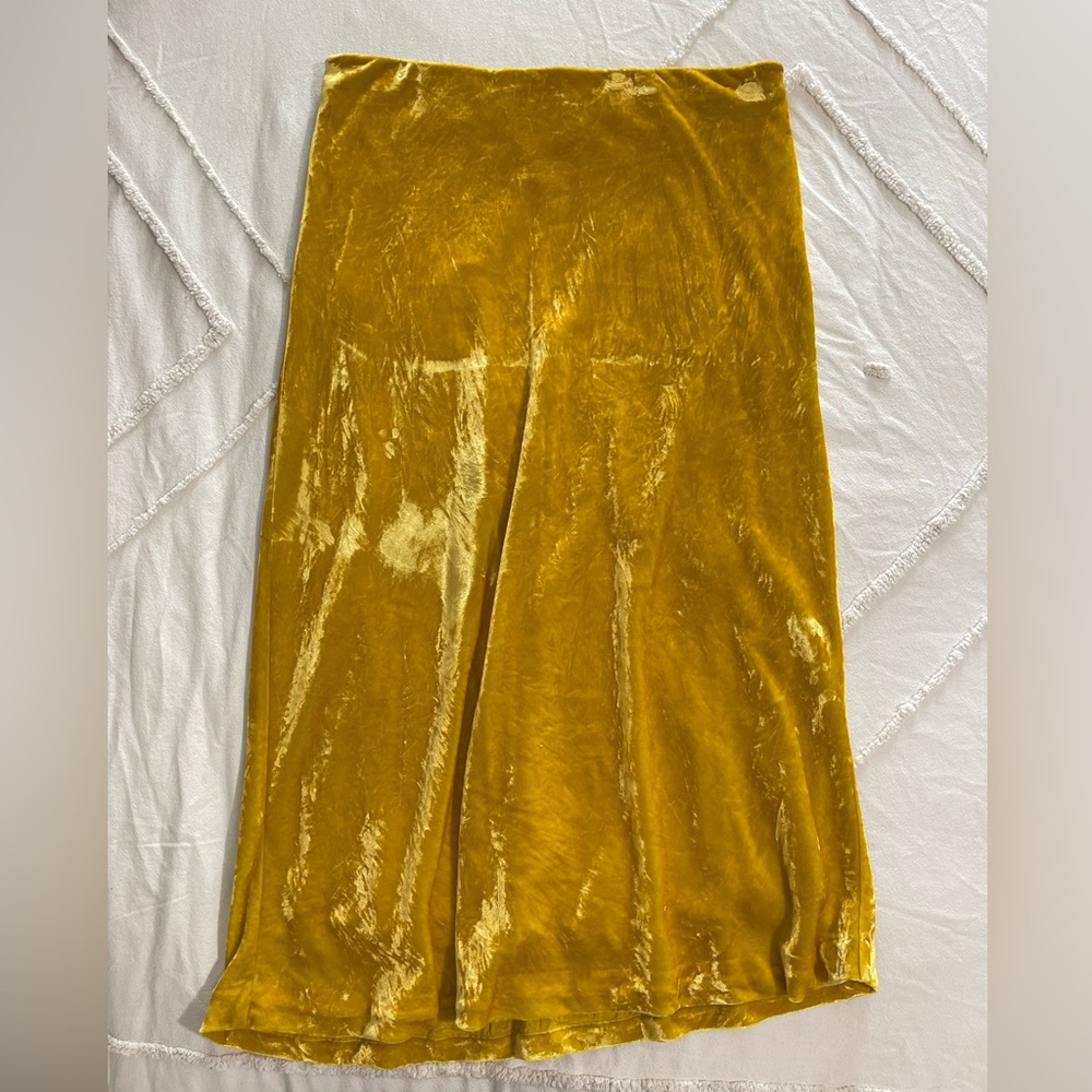 Maeve Velvet Midi Skirt